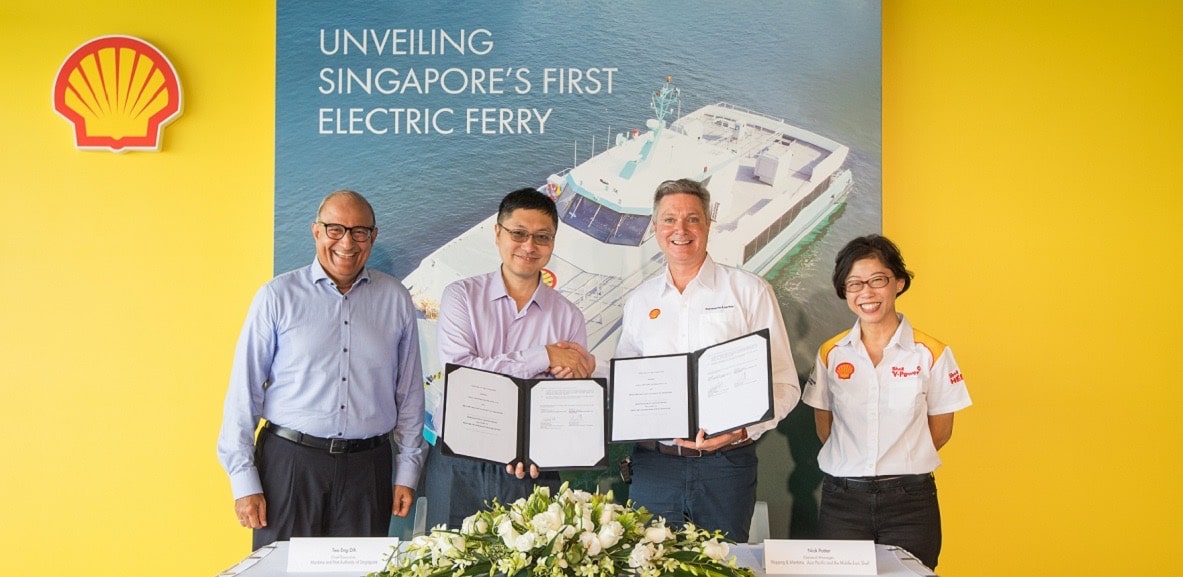Singapore: Shell, MPA to Work Together on Electric Ferries