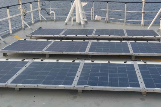 Eco Marine Power Begins Sea Trials of Solar Power System Aboard Bulk Carrier
