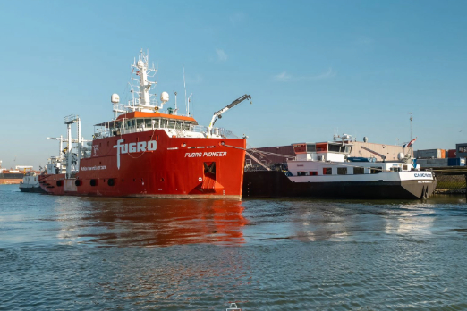 UniBarge Bunkers Research Ship with Green Methanol at Rotterdam