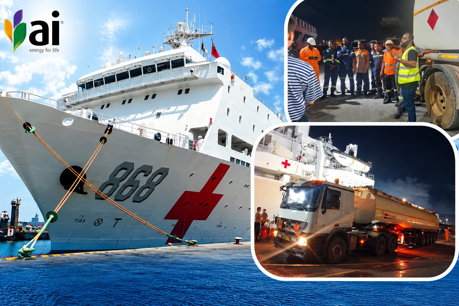 SPOTLIGHT - AI Energy Group Powers a Humanitarian Mission: Bunkering the Chinese Naval Hospital Ship Auspicious Ark in Ghana