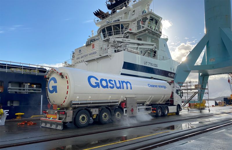 Gasum Bunkers Offshore Vessel With Bio-LNG