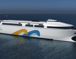 Incat Tasmania Ditches LNG Bunkers for Battery in New Lightweight Ferry