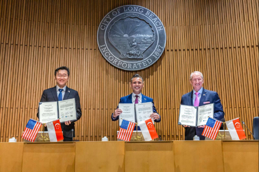 Singapore and Ports of Los Angeles and Long Beach Renew Green Shipping Corridor Pact