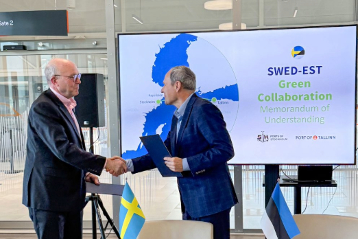 Ports of Tallinn and Stockholm Join Forces for Sustainable Maritime Operations