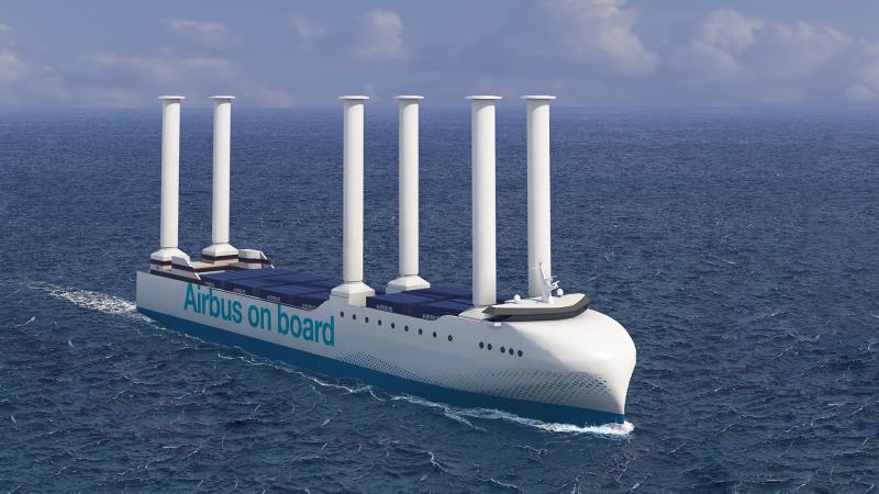 Airbus Orders Three New Methanol-Fuelled Wind-Assisted Ro-Ro Vessels