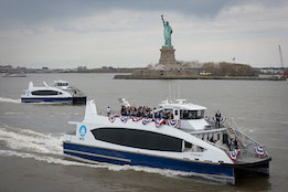 Update: Newly Christened Ferry Hailed as "One of the Cleanest Operating in American Waters"