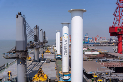 Bulk Carrier Fitted with Anemoi Rotor Sails Shows No Issues After Eight Years