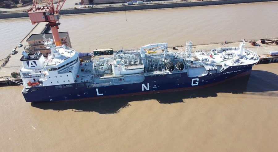 Avenir LNG Takes Delivery of 7,500 m3 Bunker Delivery Vessel