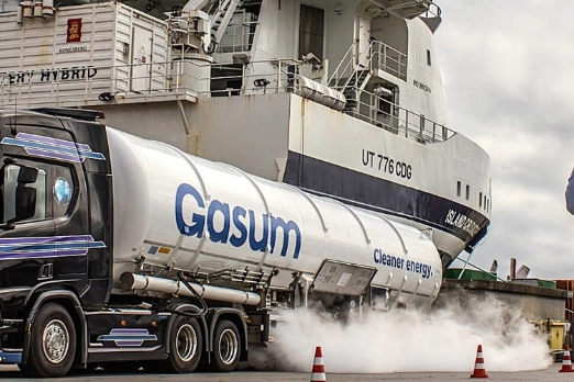 Gasum Bunkers Equinor Ship With Bio-LNG at Dusavik