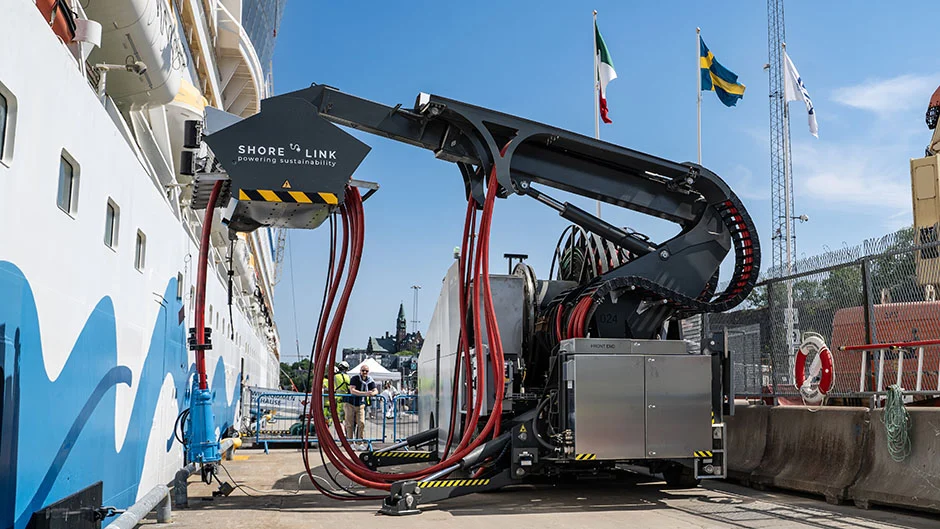 Stockholm Sees First Use of Shore Power Connection for Cruise Ships