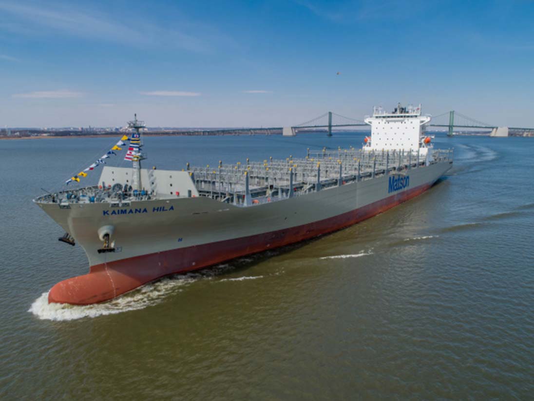 Matson to Convert Third Boxship to LNG Propulsion