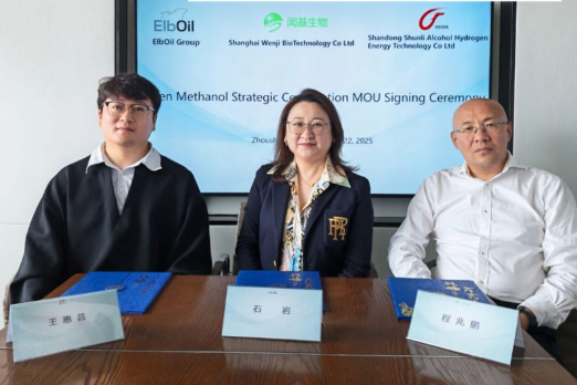ElbOil Signs Green Methanol Deal in China