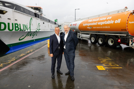 Irish Ferries Switches to HVO for Dublin-Holyhead Route