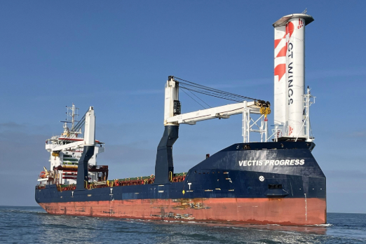 Carisbrooke Shipping Vessel Sets Sail With Wind Propulsion System