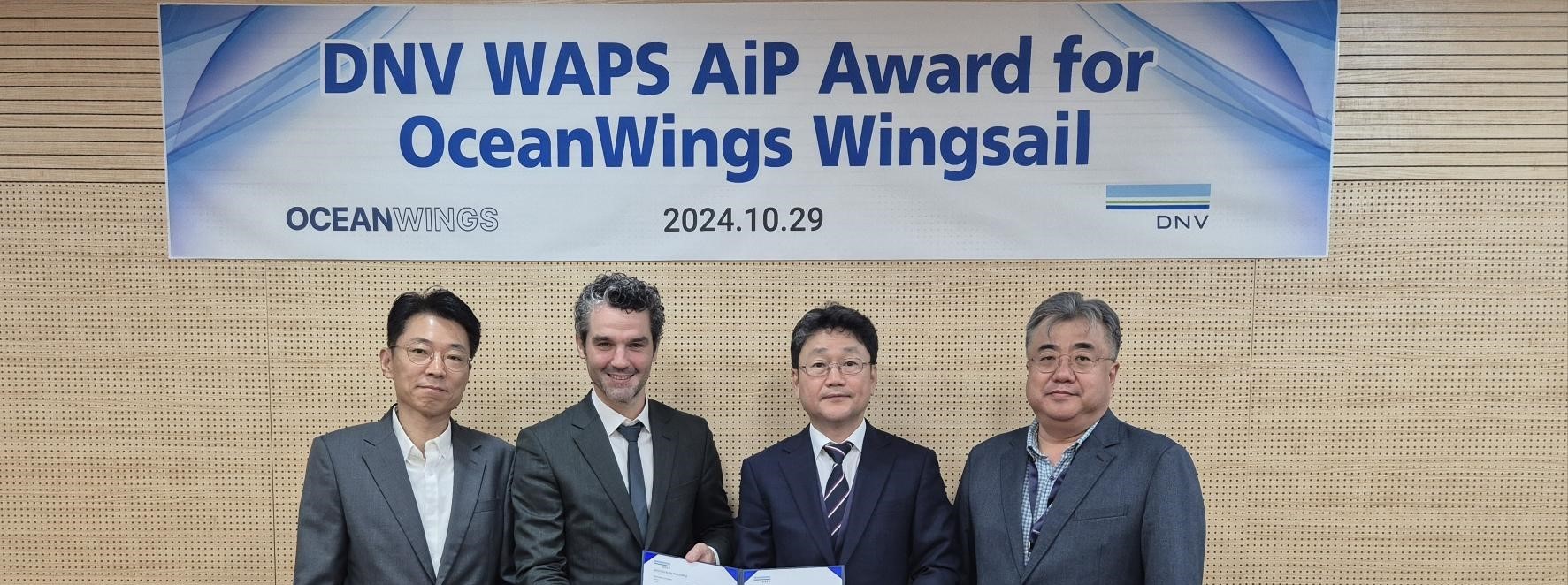 Oceanwings Wins DNV Approval for Wind-Assisted Propulsion System