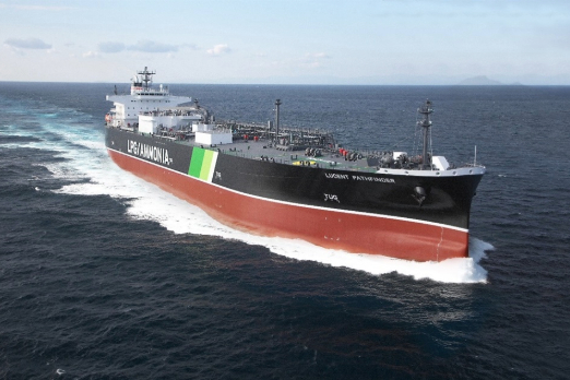 NYK Line Names Dual-Fuel LPG Vessel in Japan