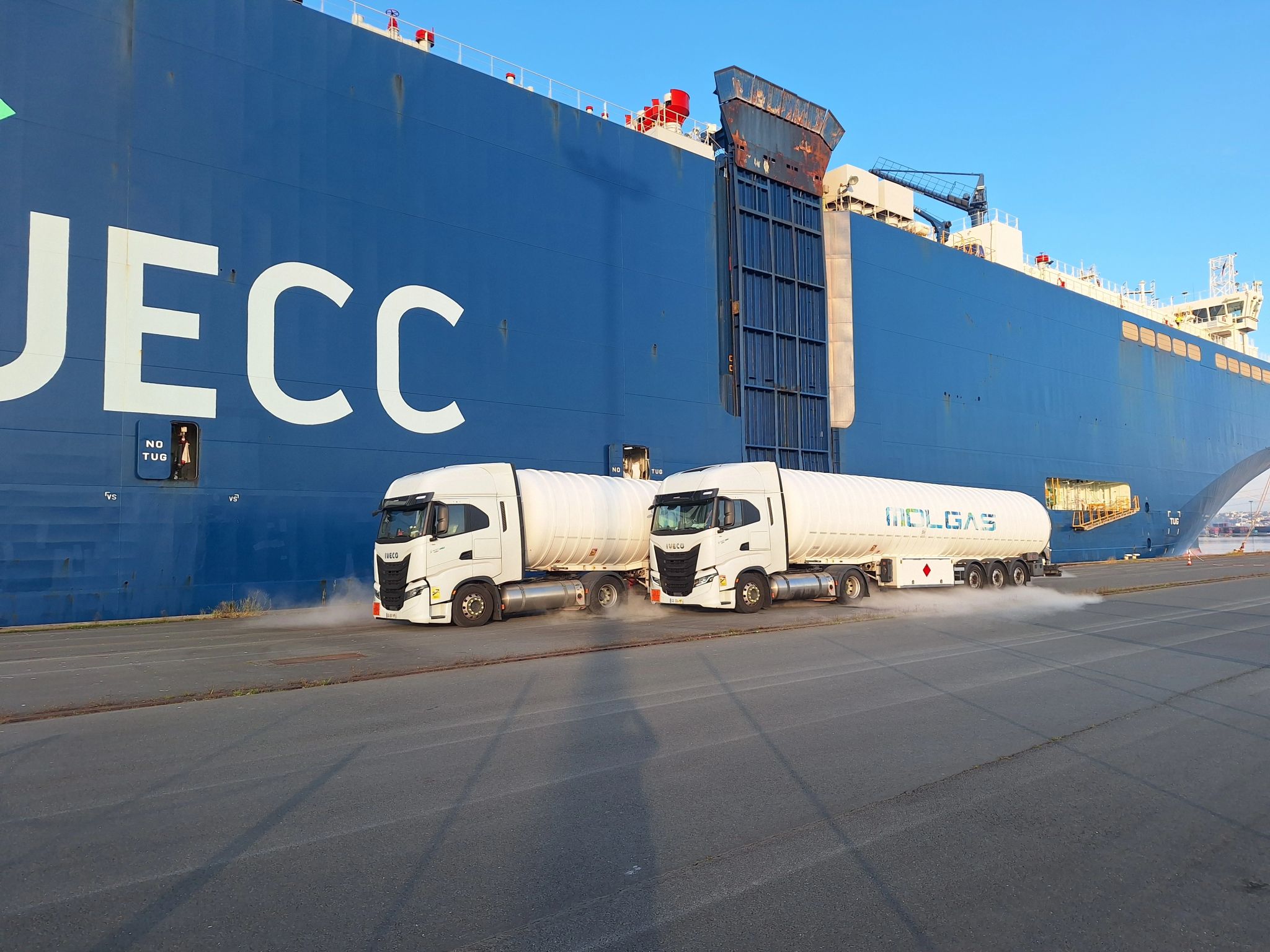 Molgas Completes First Bio-LNG Bunkering at Le Havre