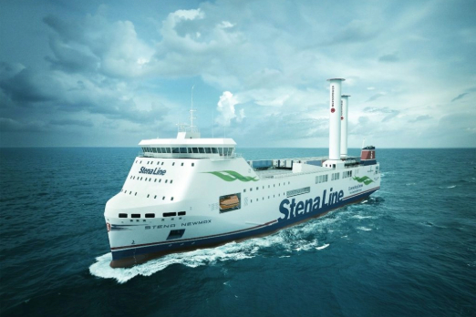 Norsepower Rotor Sails to Save 9% Bunkers on Stena Line Methanol Ship