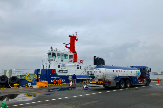 JERA Completes Truck-to-Ship Ammonia Bunkering in Japan