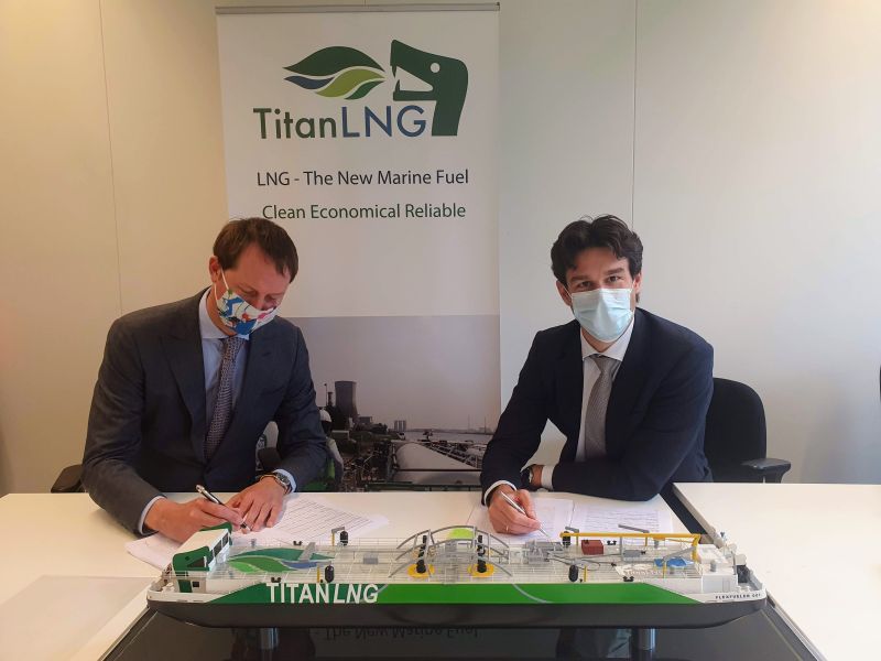 Titan LNG Takes EU Funding for Biogas Bunker Project