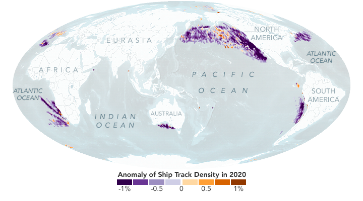 NASA Publishes Satellite Evidence of IMO 2020's Benefits