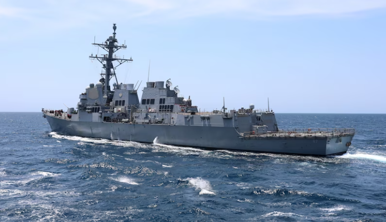 US Warship Shoots Down Drone and Missile in Red Sea