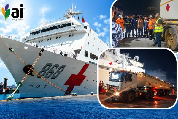 SPOTLIGHT - AI Energy Group Powers a Humanitarian Mission: Bunkering the Chinese Naval Hospital Ship Auspicious Ark in Ghana
