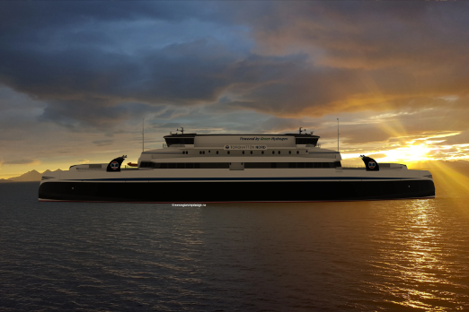 Hydrogen-Powered Ferry Project "Will Likely Set Standard for an Entire Class of Passenger Ships"