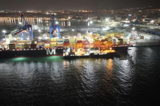 MSC Boxship Takes on Bio-LNG at Spain's Port of Malaga