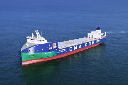 CMA CGM Takes Delivery of First in Series of 10 LNG-Fuelled Boxships