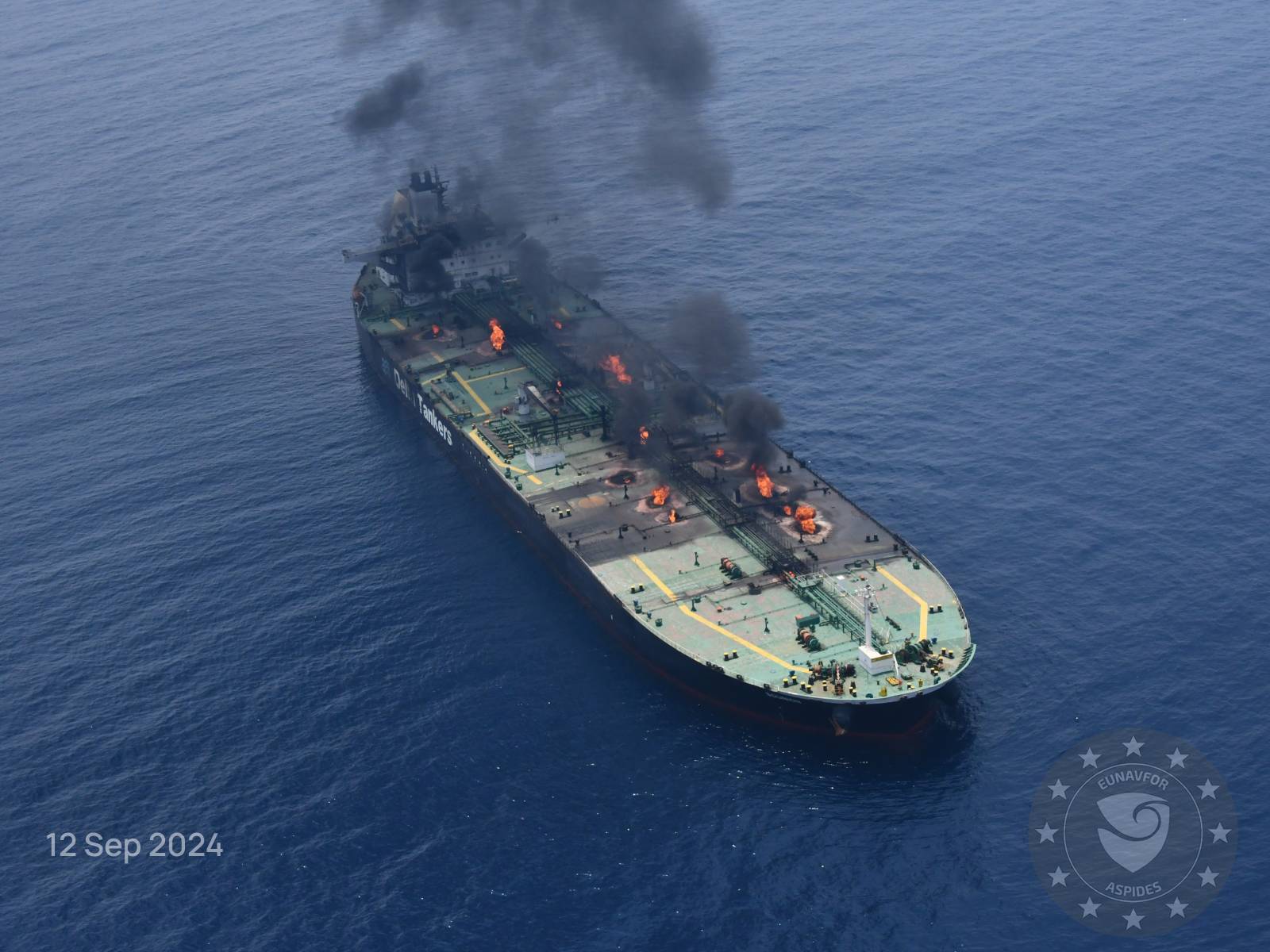 New Salvage Plan for Burning Tanker Sounion in Red Sea