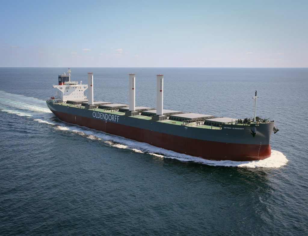 Oldendorff Bulker to Take on Norsepower Rotor Sails