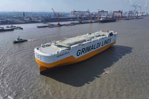 Grimaldi Takes Delivery of Ninth Ammonia-Ready Vessel