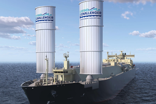 MOL to Equip New LNG Carrier with Wind-Assisted Propulsion System