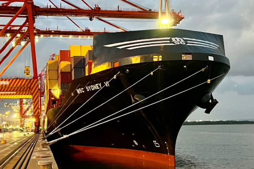 MSC Fits Bunker-Saving Bow Windscreen to Container Ship