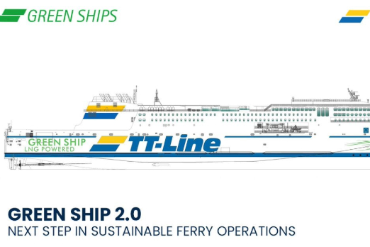 TT-Line Orders LNG-Hybrid Vessel from China