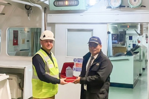 Arkas Bunker Supplies Biofuel Blend to Yang Ming Boxship at Kumport