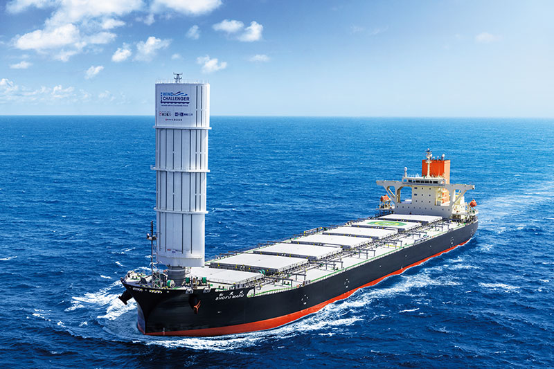 MOL Sees Up to 17% Bunker Savings From Wind-Powered Coal Carrier