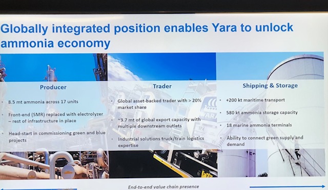 Spot Market in Ammonia Bunker Fuel Possible, Says Yara Executive