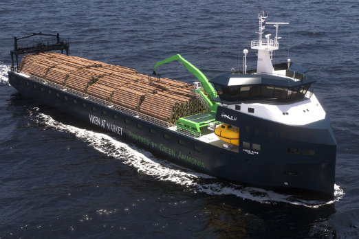 Norway's Skarv Shipping Orders Ammonia-Fuelled Cargo Ship for Timber Trade