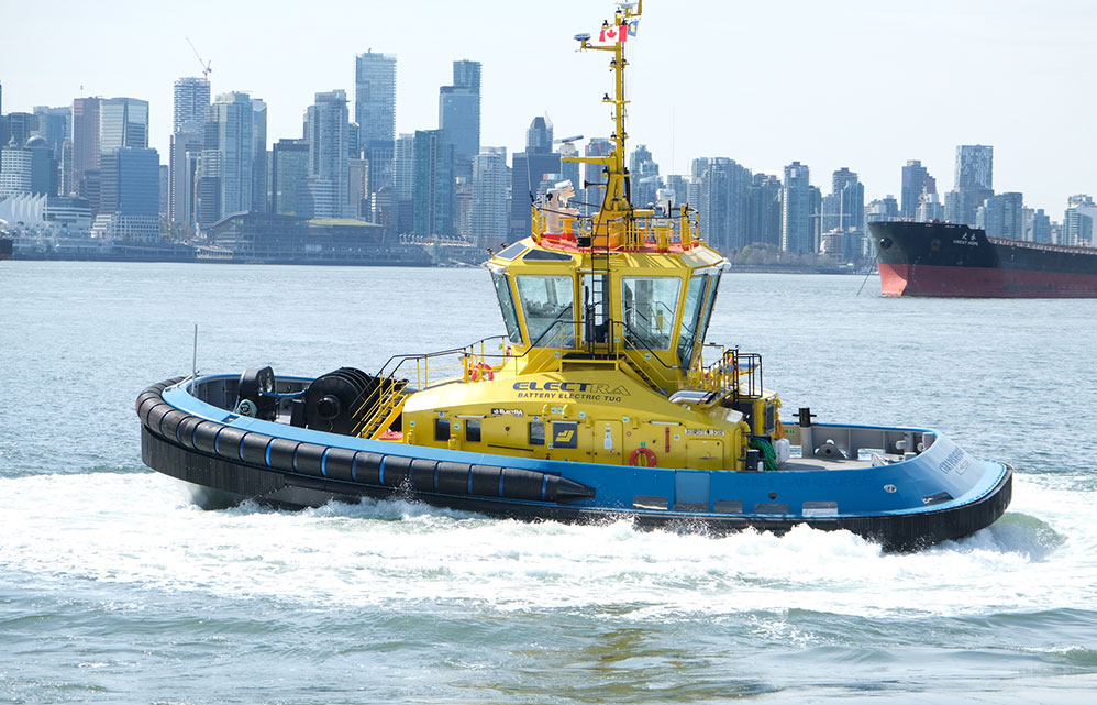 100% Electric Tugs Launched to Service Port of Vancouver