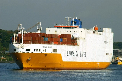 Fire Contained Aboard Grimaldi Vessel in English Channel