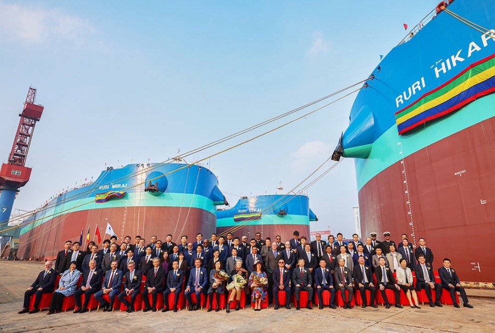 Three MOL-CMB.TECH Ammonia-Fuelled Bulkers Named