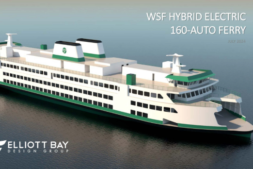 Washington State Ferries Approves Two Hybrid-Electric Ferries