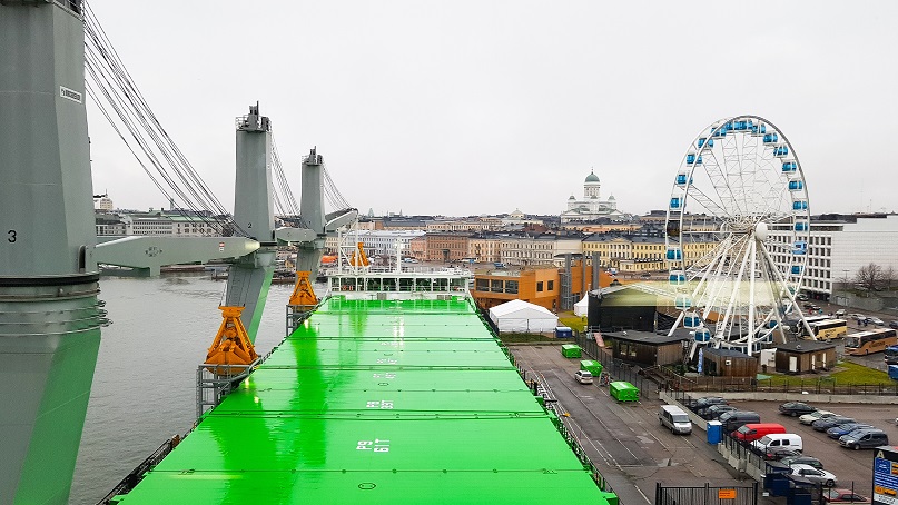 Dry Bulk Carrier Tests 100% Liquefied Biogas in Baltic