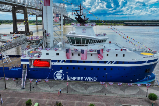 Edison Chouest Launches First US Plug-in Hybrid Offshore Wind Vessel