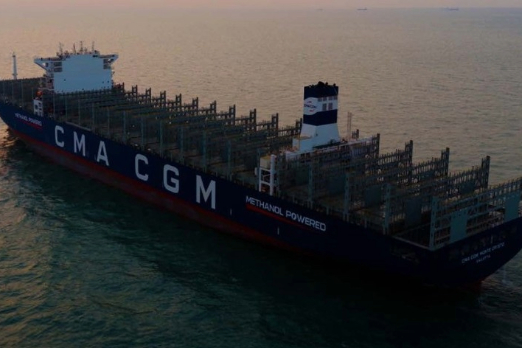 CMA CGM Adds Another Dual-Fuel Methanol Boxship to Fleet
