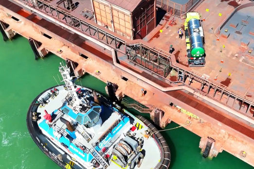 Vast Trials Marine Biofuel on Tug at Brazil's Port of Acu