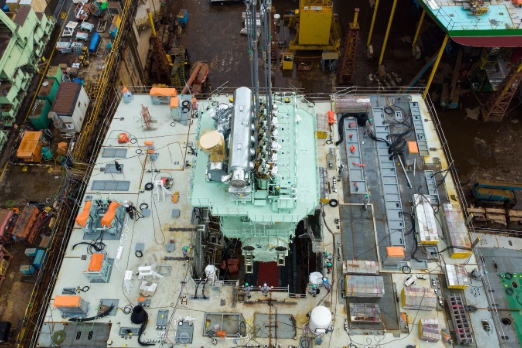 WinGD Completes First Installation of Ammonia-Fuelled Engine