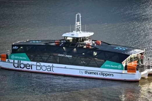 UK's First Electric Ferry Makes Maiden Crossing on River Thames